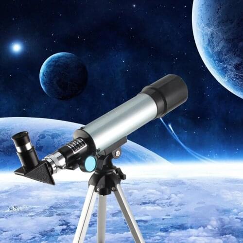 Monocular F36050 Astronomical Telescope 360x50 Refractor Telescope with Portable Tripod Exploration Gifts Toys for Kids Adults