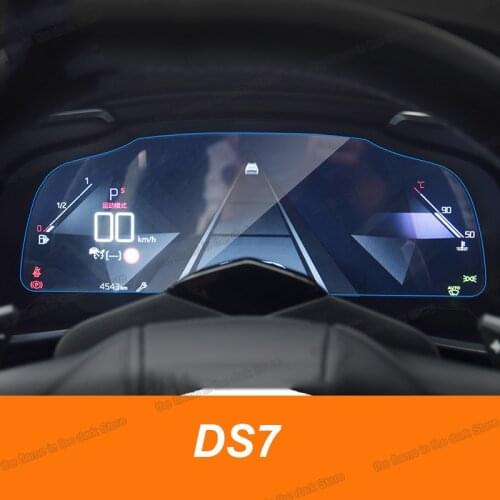 Lcd TPU Transparent Car Dashboard Screen Film Anti-scratch Sticker for Citroen Ds7 2018 2019 2020 Accessories