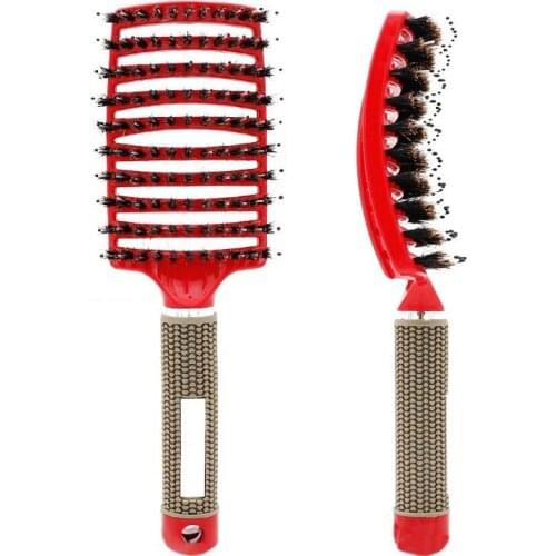 Hair Scalp Massage Comb Detangle Hair Brush Bristle Nylon Hairbrush Women Wet Curly Comb For Salon Hairdressing Styling Tools