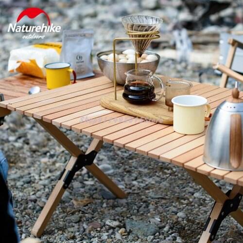 Folding Table Outdoor Stall Portable Egg Roll Table Camping Barbecue Picnic Table Self Driving Tour Solid Wood Table