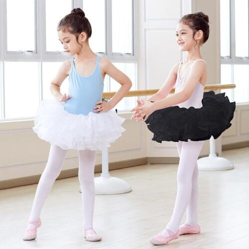 Girls Tutu Skirt Ballerina Pettiskirt Fluffy Children Ballet Skirts For Party Dance Princess Girl Dance Mini Skirt Birthday