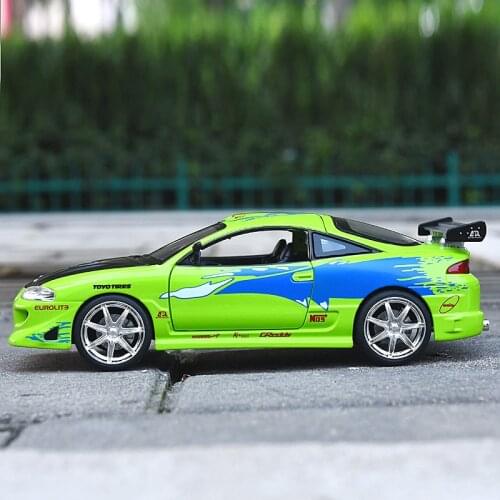 1:24 Die Cast Models Cars Automobiles Alloy Vehicle gld3 Coche Toys for Children Mitsubishi Eclipse 1995