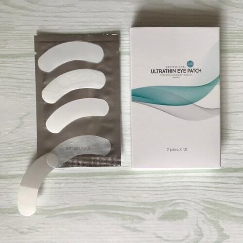 100 Pairs Ultra Thin Hyaluronic Eye Under Pads Paches Collagen Eyelash Pads Super Thin Lint free Eye Gel Patches