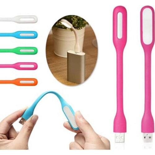 5PCS Mini USB Protect Eye Light Bendable Portable Rechargeable Led Night Light Led Lamp for Notebook PC Laptop Reading Desk