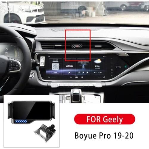 For Geely Boyue PRO 20 Car Phone Holder Air Vent Stand Auto Support Mount Car Phone Bracket For Mobile Smartphone Auto Support