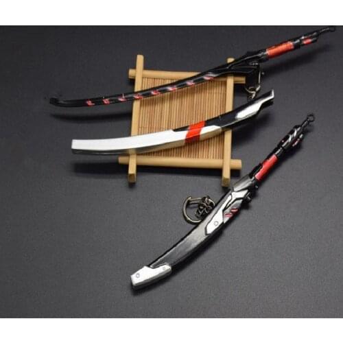 Watch Pioneer Game Related Products17cm Genji Dark Keeper Demon Longsword Alloy Sword Weapon Model Holiday Gift Crafts Ornaments