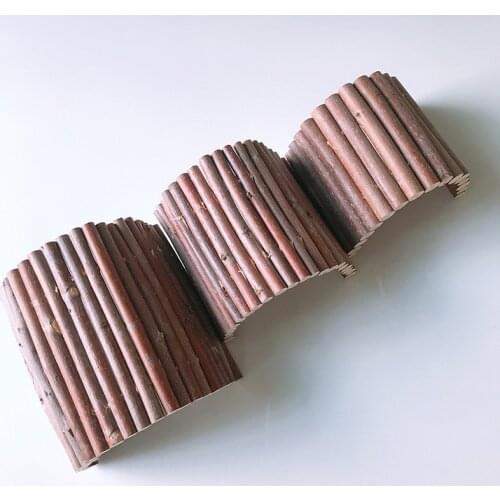 Wooden Bridge Hamster Climb Toys Small Animal House Accessories for Hamster Mice