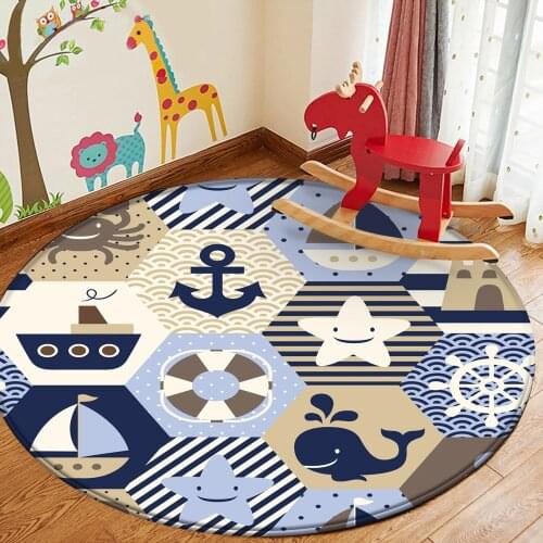 Baby Hand Print Carpet Baby Play Mat Rectangular Children Carpet 2020 Rich And Cute Star FerryPatterns Children Flannel Carpet