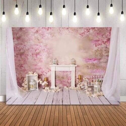 Spring newborn floral 1st birthday cake smash photo background studio wood floor children girls art photoshoot props baby shower