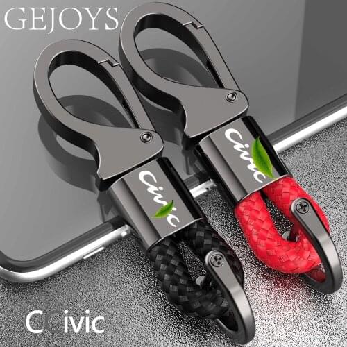GEJOYS Car Key Ring Honda Civic Key Ring For Honda Civic High Quality Car Parts CIVIC Key Ring