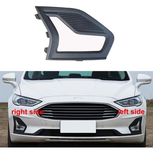 For Ford Mondeo 2019 2020 High Configuration Fog Light Cover Fog Lamp Shell Front Bumper Grille Driving Lamp Cover