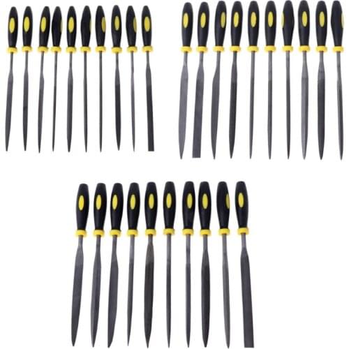 Multi-purpose 10-piece Needle File Set, Suitable For Jewelers Woodcarving Craft Metal Glass Stone 3 Sizes