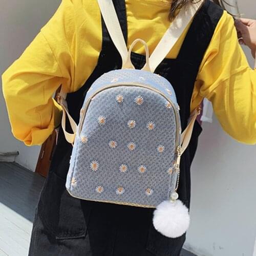 Fashion Floral Backpack for Women Straw Rucksacks Rattan Bags Backpacks Female Small Bagpack Womens Stylish Bag Summer Backpack