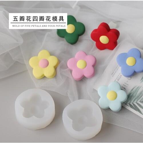 New Flower Rose Silicon 3D Soap Mold Cake Decoration Mold Cake Mold Manual Handmade Soap Candle Mold