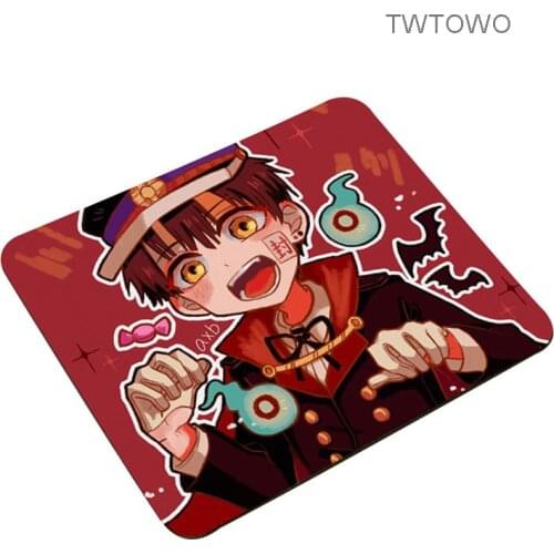 Hot Anime Toilet-bound Hanako-kun Mousepad Cute Cartoon Mouse Pad Rubber Laptop Computer Gamer Play Keyboard Mouse Mats Pad