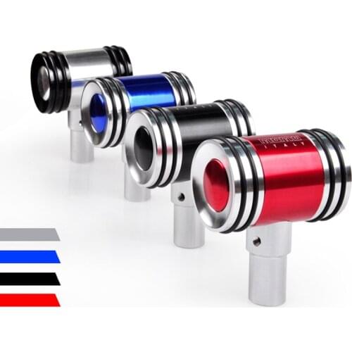 Car Gear Shift Stick Knobs For AT MT Shift Lever Aircraft-imitated Aircraft-shaped shifter 4 aperture switching adapters 80MM