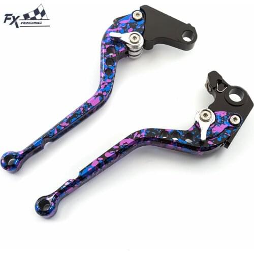 Tie-dye Mix Color Motorcycle Brake Clutch Lever For Yamaha YZF R1 R6 R3 R25 R15 R125 MT03 MT07 MT09 MT 07 MT-09 FZ07 FZ09 Levers