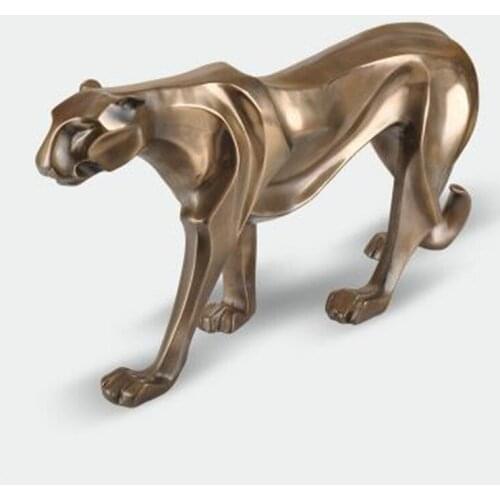 2020 Creative European Animal Leopard Crafts Statue, Home Office Decoration, Birthday Gift