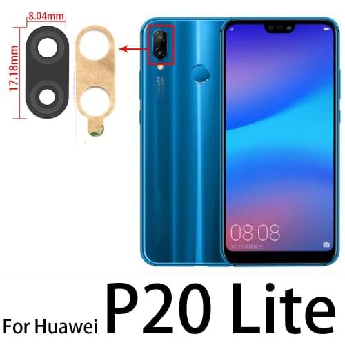 2PCS Camera Glass Lens With Sticker Adhesive Parts For Huawei P20 P30 P40 P20 Pro P30 Pro P40 Pro P20 Lite P30 Lite P40 Lite