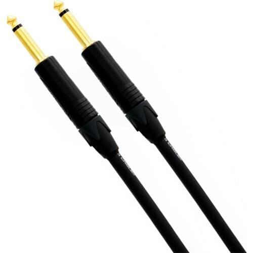 High-fidelity guitar instrument cable 6.35mm TR to TR MALE jack Low noise use CANARE cable l-4e6s NEUTRIK gold-plated plug