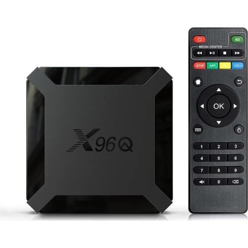 X96Q 1080p 4K Smart Set-Top Box Android 10 Allwinner H313 Quad Core 2.4G WiFi Wireless Network Media Player TV
