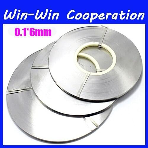 1kg 0.1*6mm dedicated nickel tape battery tabs nickel plate fit 18650 cell /battery