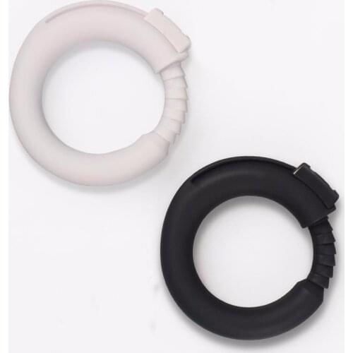 2pcs Cock Ring Adjustable Penis Rings Delay Ejaculation Male Chastity Device White/Black Sex Toys for Men Adult Products