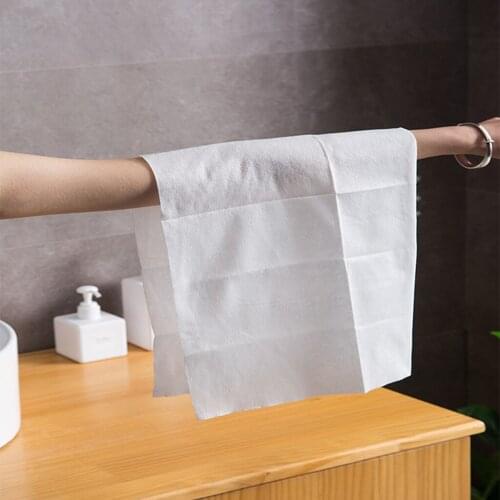 Water Absorbent Disposable Towel Compressed Washcloth For Hotel Skin Care