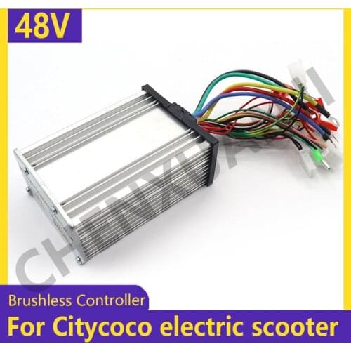 48V DC Brushless Controller for Citycoco Electric Scooter Accessories Sensorless Controller Electric Bicycle E-bike Scooter