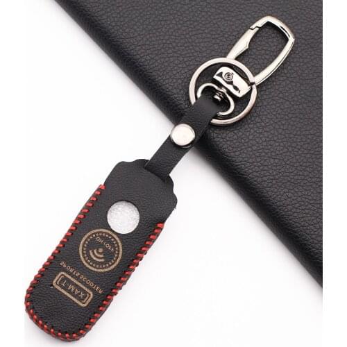 Praise Leather Car Key Case Car Key Cover Holder for Yamaha TMAX 530 DX SX motorcycle 2017/2018 Motorcycle Remote Protect Shell