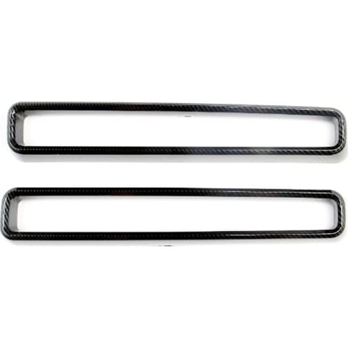 Carbon Fiber Rearview Mirror Cover Decoration Ear Reversing Mirror Cover Trim for Dodge Challenger 2015-2020 Car Accessories