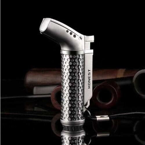 Honest Gas Lighter BCZ-351 Windproof Flame Cigar Accessories Business Gift With Original Box Outside Tool