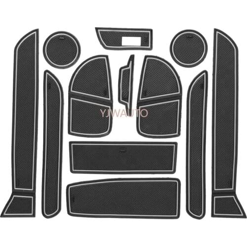 Door Slot Mat for BMW 3 series Gate Groove Cushion Car Door Rubber Cup Holder Mats Anti-slip Carpets Position