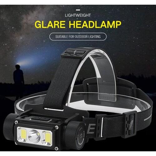 New Boruit B40 1200LM LED Head Flashlight L2 COB LED Headlamp 18650 21700 Water proof Camping Fishing Led Head Lamp