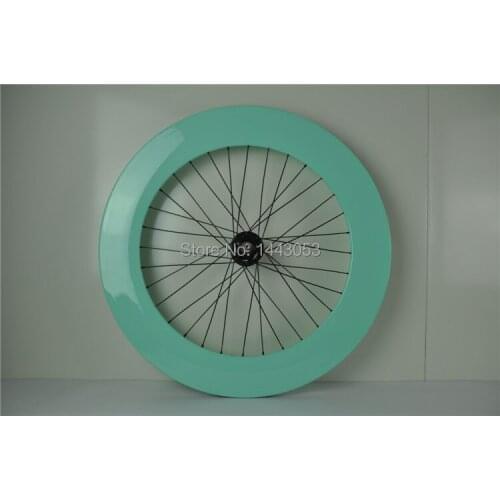 Track disc wheel rear wheel Fixed Gear 88mm clincher paint finish glossy free shipping