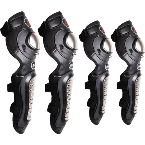 Riding Tribe Motorcycle Kit Knee&Elbow Protector Shield pads Stainless pads Racing Bike Off-Road Vehicles Protective Gear