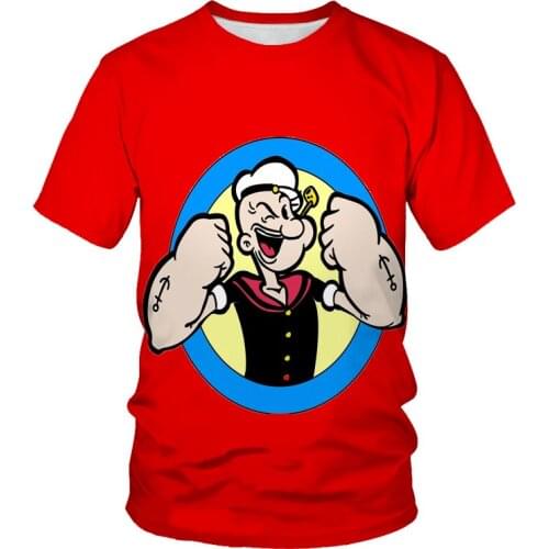 Hot-selling 3DT shirts in summer, cartoon movie character graphics, mens casual fashion printed T-shirts, mens oversized tops