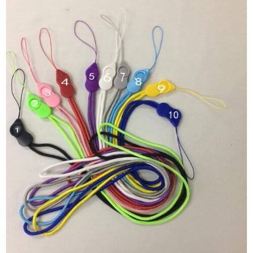 43cm Long Multifunctional Detachable Lanyard 2 in 1 Rotating button Mobile Cell Phone Strap Lanyard Neck Strap For keys ID Card