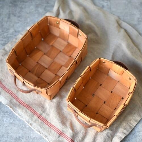 NEW Wooden Garden Basket Wood Garden Trug Fruit Vegetables Basket For Sussex