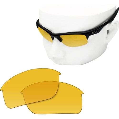 OOWLIT Replacement Lenses of HD Yellow for-Oakley Bottle Rocket OO9164 Sunglasses