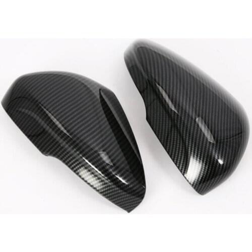 Fit For Ford Focus 2019 Car Rearview Rear View Mirror Cover Sticker Car Styling Trim Exterior Accessories Carbon Fiber Style