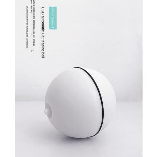 Self-changing cat toy electric cat ball gradient colored light automatic intelligent ball cat toy self-Hi rechargeable Internet