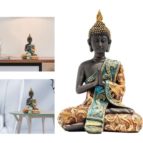 Buddha Statue Meditating Buddha Decorative Figurine Thai Statue
