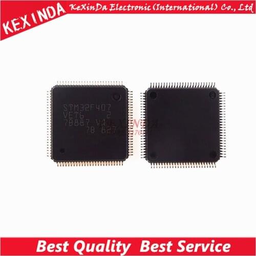 STM32F407VET6 STM32F407VE STM32F407 LQFP-100 2pcs/lot Free Shipping