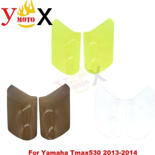 TMAX530 12-14 Scooter Bike ABS Headlight Head Light Headlamp Protection Len Cover Guard Shield For Yamaha TMax 530 2012-2014 13