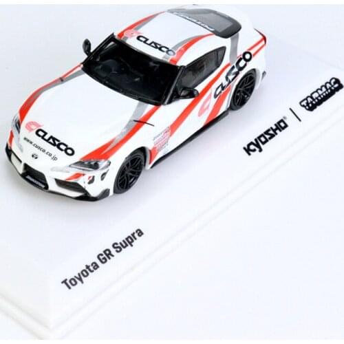 TW KYOSHO 1:64 Toyota GR Supra Diecast Collection of Simulation Alloy Car Model Children Toys