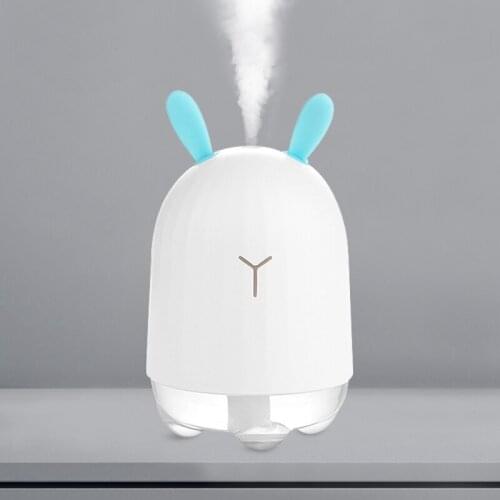Ultrasonic Mini Air Humidifier 220ML Aroma Essential Oil Diffuser Home Car USB Fogger Mist Maker with Quiet LED Night Lamp F30