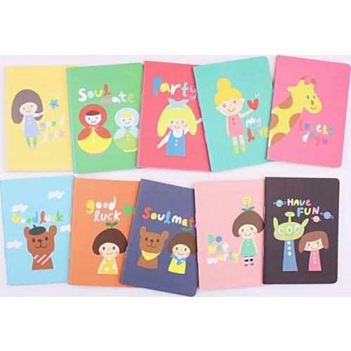 1PC 8.2*12.2cm School Pupil Note book 32 Pages Cartoon Kids Notebooks Stationery Kid Gift Craft Supplies (ss-1719)