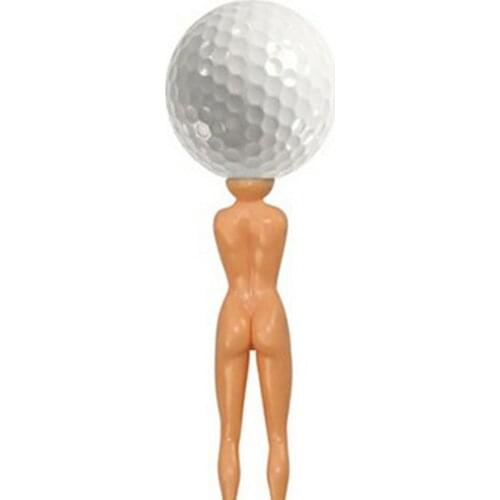 10Pcs/set Nude Lady Shape Golf Tees Naked Design Golfers Plastic Sports Ball Holder