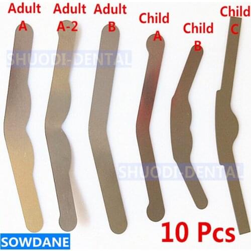 10 pcs/Pack Dental Product Material Dental Matrix Bands Easy use Composites Stainless Steel Matrix Bands Dental Whitening Tool